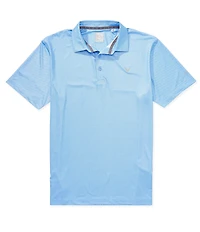 Callaway Short Sleeve Heather Geo Print Golf Polo Shirt