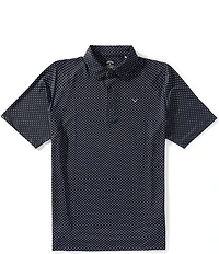 Callaway Short Sleeve Trademark Golf Print Polo Shirt