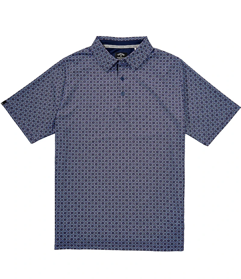Callaway Short Sleeve Print Golf Polo Shirt