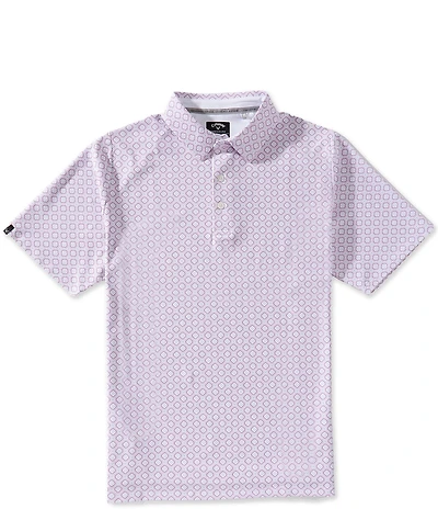 Callaway Short Sleeve Print Golf Polo Shirt