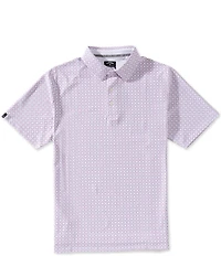 Callaway Short Sleeve Print Golf Polo Shirt
