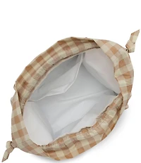 CalPak Gingham Insulated Lunch Bag