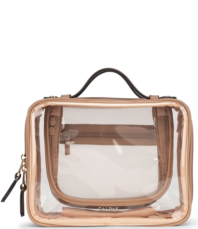 CalPak Medium Clear Cosmetics Case