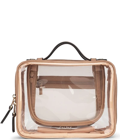 CalPak Medium Clear Cosmetics Case