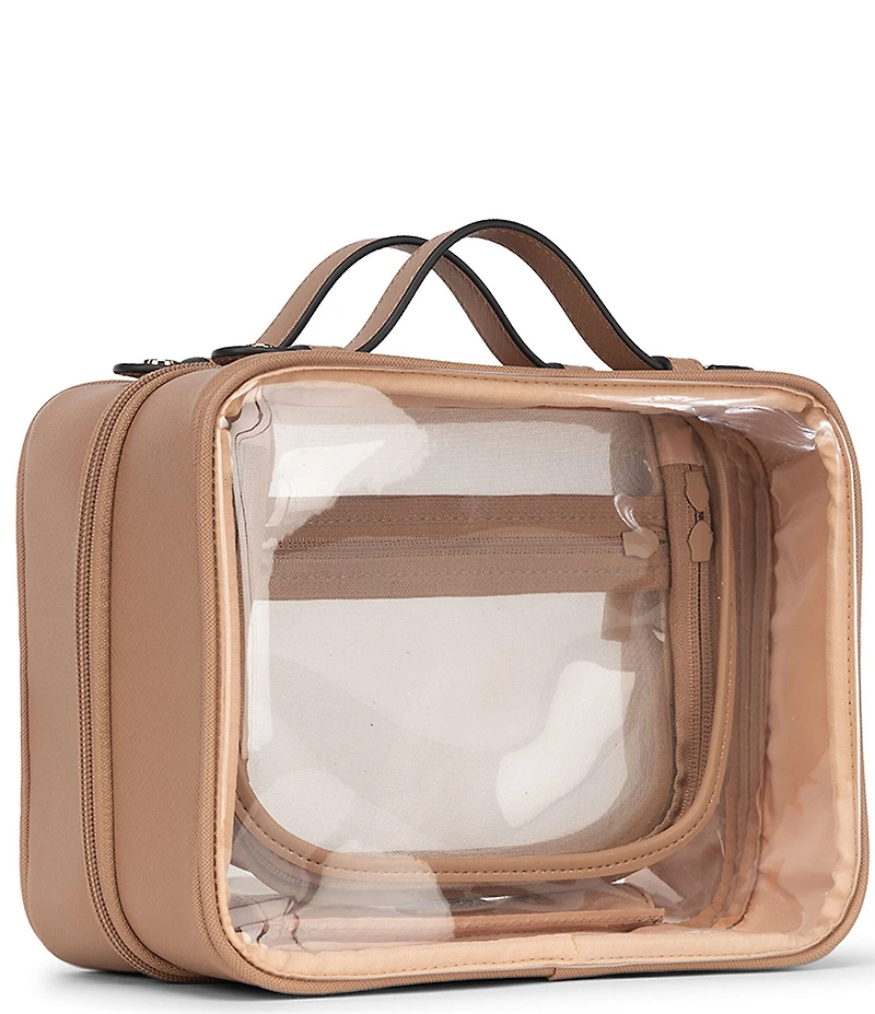CalPak Medium Clear Cosmetics Case