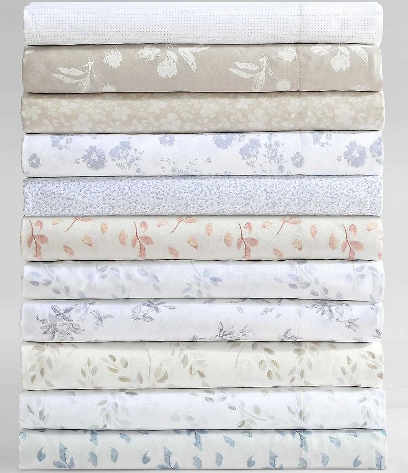 Calvin Klein Abstract Ditsy Floral 300 Thread Count Sateen Sheet Set