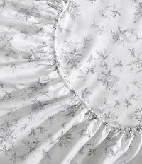 Calvin Klein Abstract Floral Printed Cotton Sateen Sheet Set