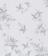 Calvin Klein Abstract Floral Printed Cotton Sateen Sheet Set