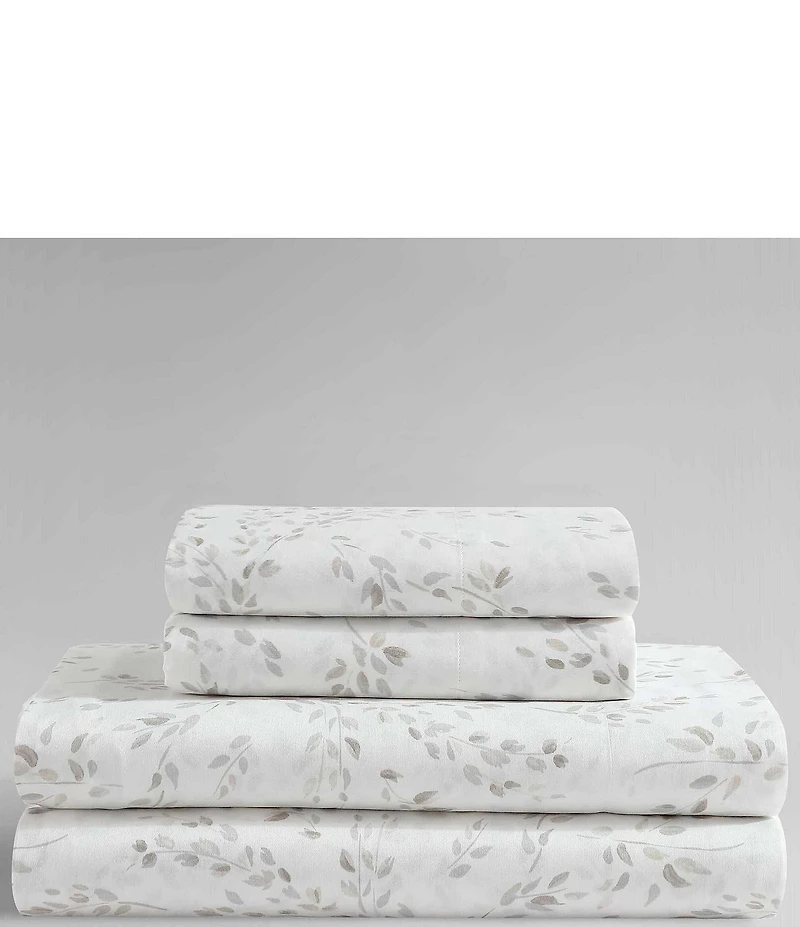Calvin Klein Airy Botanical 300 Thread Count Sateen Sheet Set
