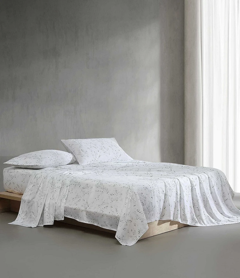 Calvin Klein Airy Botanical 300 Thread Count Sateen Sheet Set
