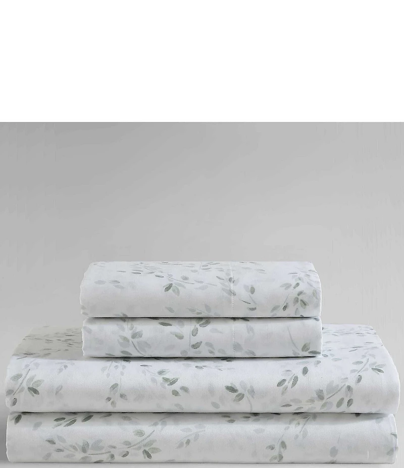 Calvin Klein Airy Botanical 300 Thread Count Sateen Sheet Set