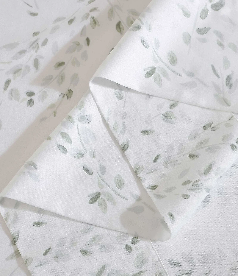Calvin Klein Airy Botanical 300 Thread Count Sateen Sheet Set