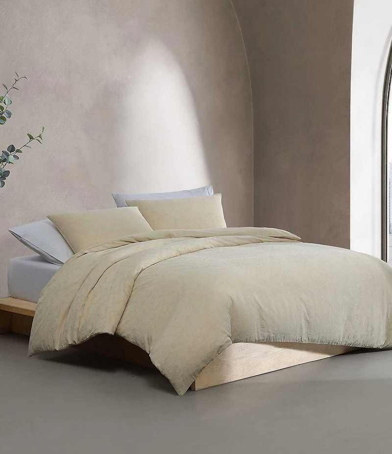 Calvin Klein Branching Leaves Cotton Mini Comforter Set