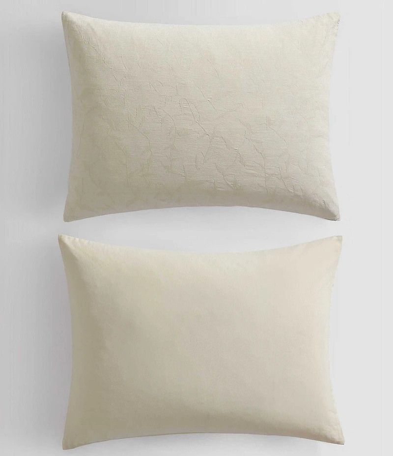 Calvin Klein Branching Leaves Cotton Mini Comforter Set