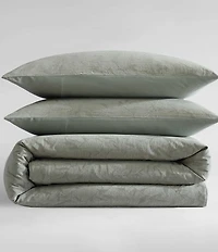 Calvin Klein Branching Leaves Cotton Duvet Cover Mini Set