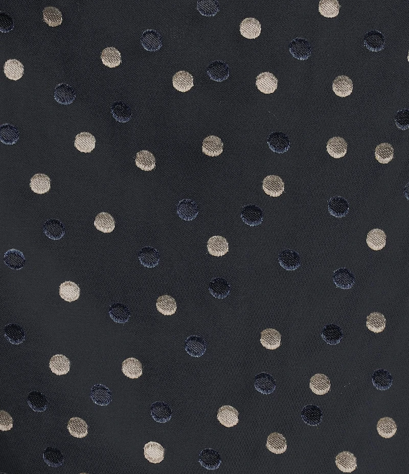 Calvin Klein Burnout Tie Neck Sleeveless Blouse