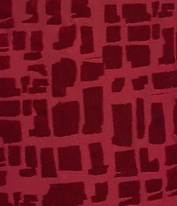 Calvin Klein Burnout Velvet Asymmetric Neck Long Sleeve Top