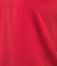 Calvin Klein Charmeuse Deep V-Neck Long Sleeve Blouse