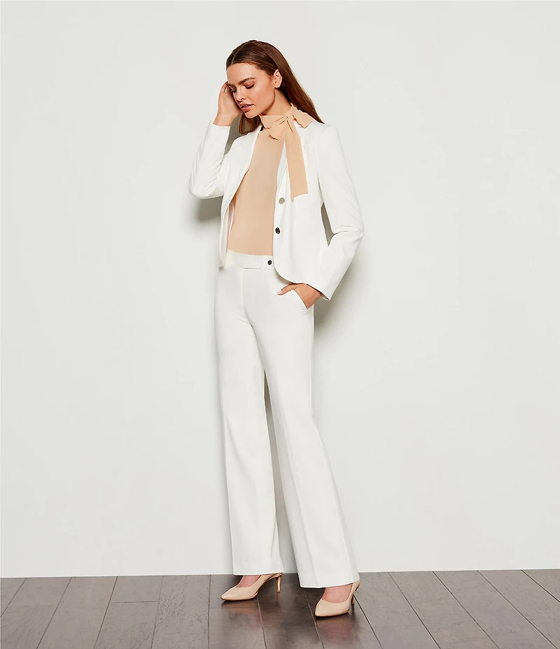 Calvin Klein Classic Fit Trouser Leg Stretch Luxe Pants