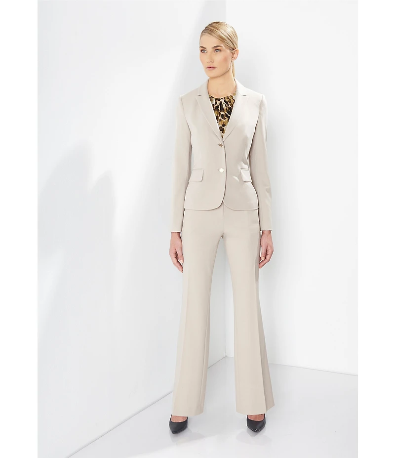 Calvin Klein Classic Fit Trouser Leg Stretch Luxe Pants