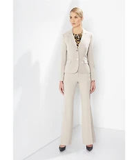 Calvin Klein Classic Fit Trouser Leg Stretch Luxe Pants