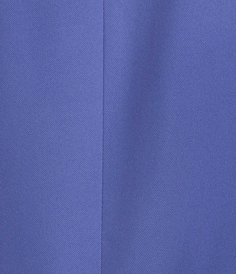 Calvin Klein Coordinating Crepe De Chine Notch Lapel 3/4 Roll-Tab Sleeve Open Front Jacket