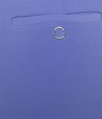 Calvin Klein Coordinating Crepe De Chine Slim Fit Ring Snap Ankle Pants
