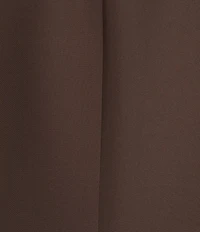 Calvin Klein Coordinating Crepe Notch Collar Roll Tab Sleeve Open Front Jacket