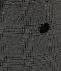 Calvin Klein Coordinating Double Breasted Notch Lapel Neck Long Sleeve Blazer