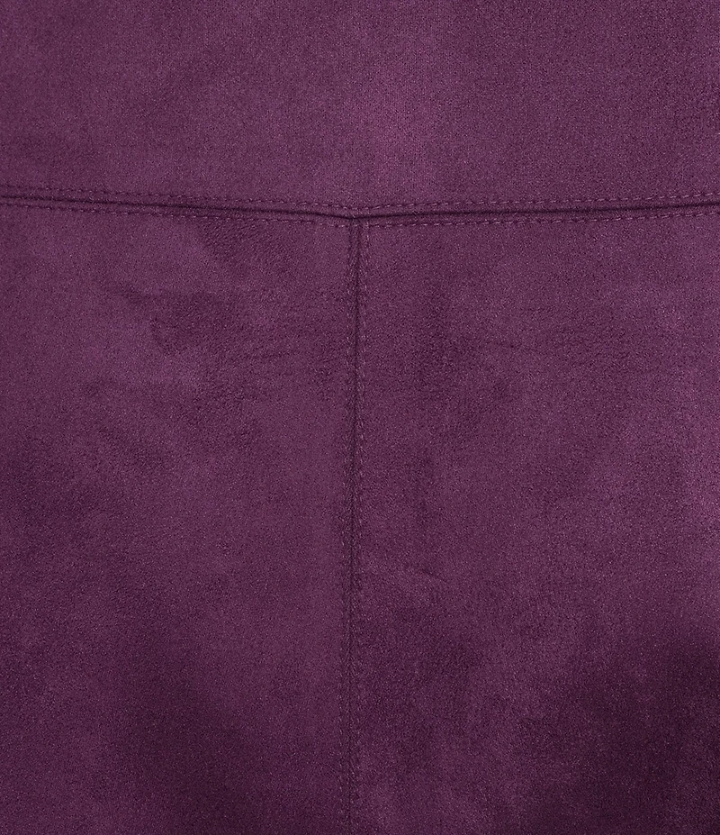 Calvin Klein Coordinating Faux Suede Fit And Flare Skirt