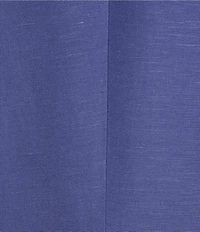 Calvin Klein Coordinating Linen Blend Collarless 3/4 Sleeve Open Front Blazer