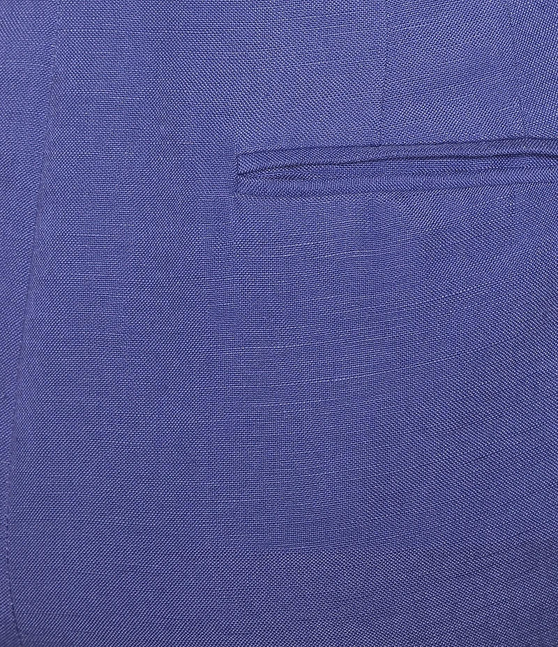 Calvin Klein Coordinating Linen Blend Slim Leg Ankle Pants