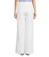 Calvin Klein Coordinating Linen Blend Wide Leg Pants