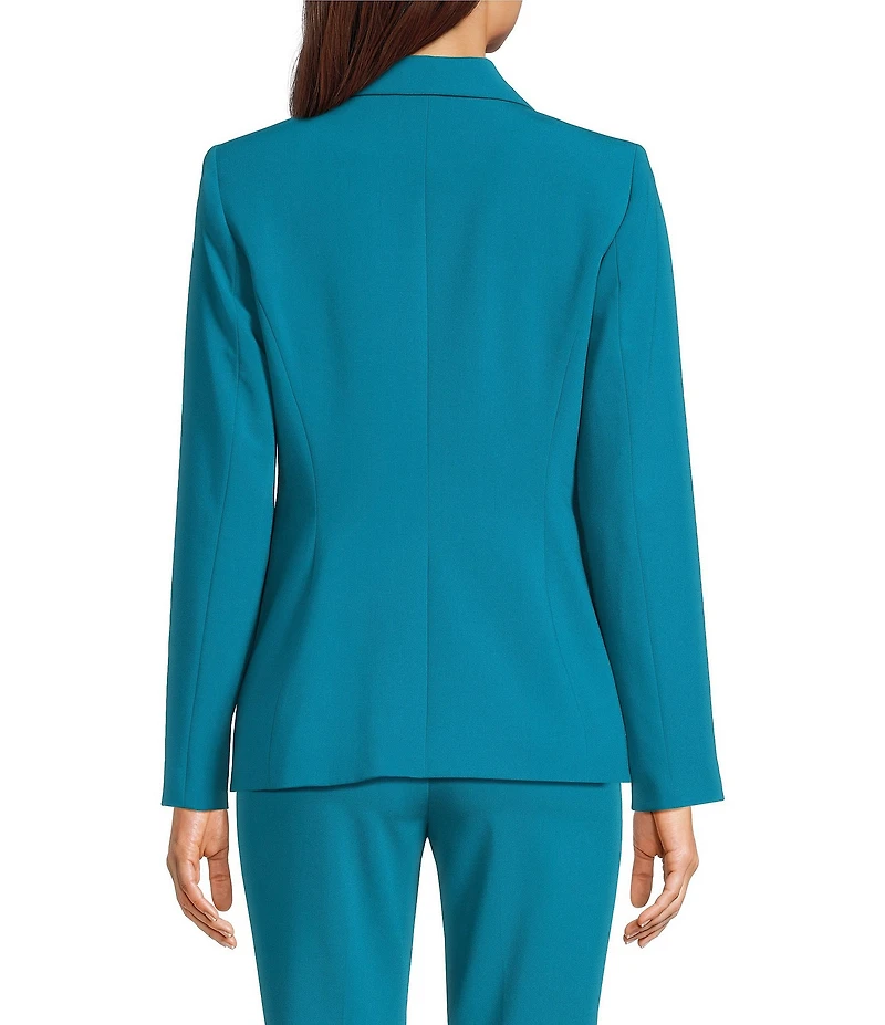 Calvin Klein Coordinating Notch Lapel Long Sleeve One Button Jacket