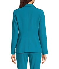 Calvin Klein Coordinating Notch Lapel Long Sleeve One Button Jacket