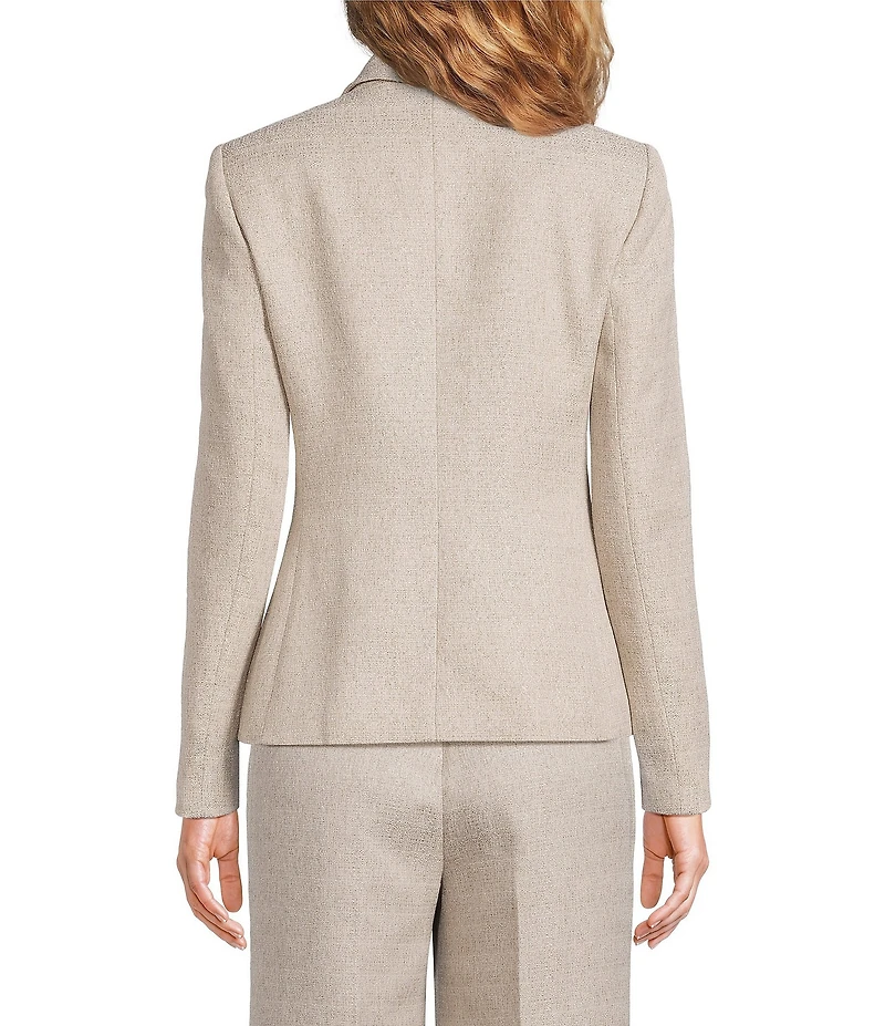 Calvin Klein Coordinating Notch Lapel Long Sleeve Three Button Jacket