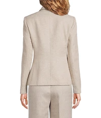 Calvin Klein Coordinating Notch Lapel Long Sleeve Three Button Jacket