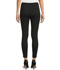 Calvin Klein Coordinating Ponte Slim Leg Zipper Detail Pants