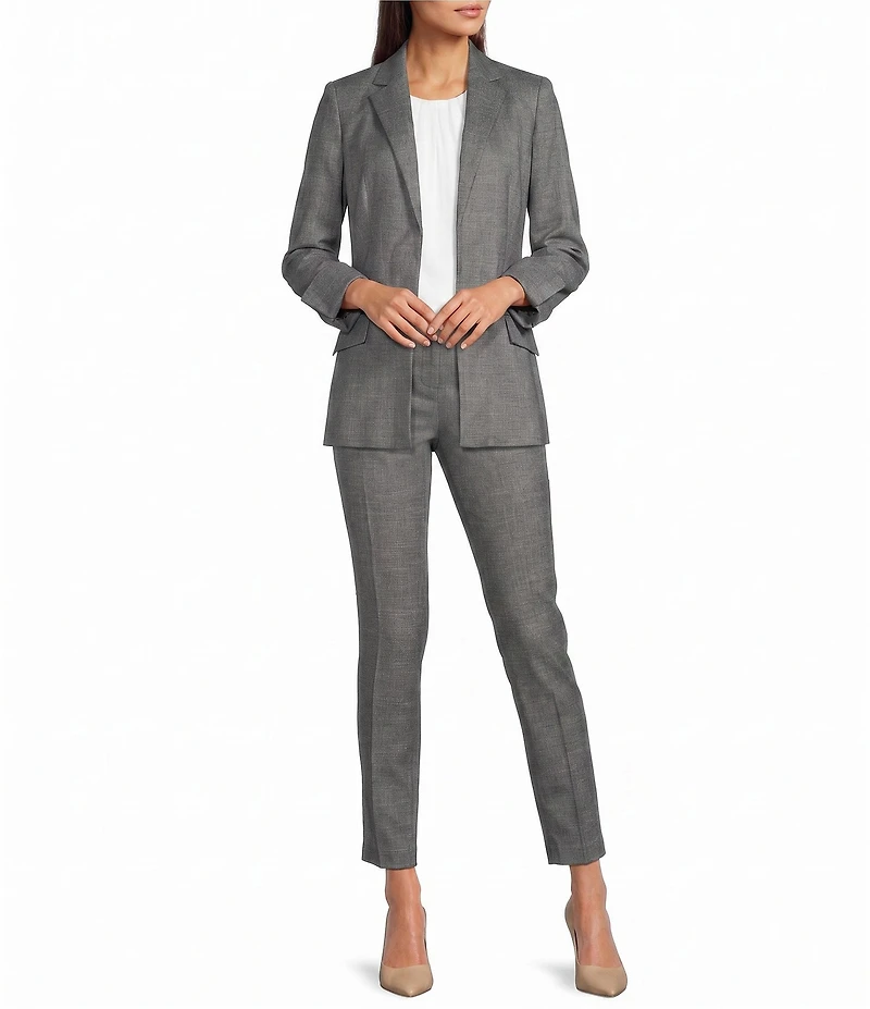 Calvin Klein Coordinating Tapered Straight Leg Pintuck Pants