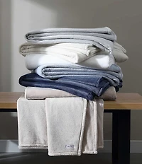 Calvin Klein Core Plush Solid Bed Blanket