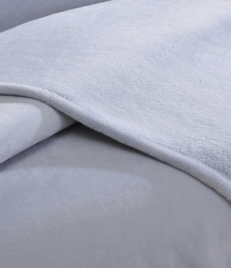 Calvin Klein Core Plush Solid Bed Blanket