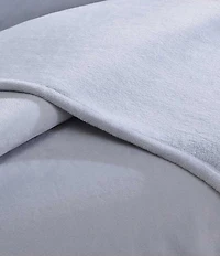 Calvin Klein Core Plush Solid Bed Blanket
