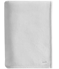 Calvin Klein Core Plush Solid Bed Blanket