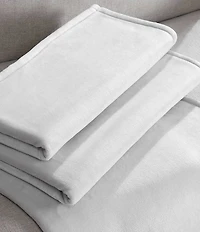 Calvin Klein Core Plush Solid Bed Blanket