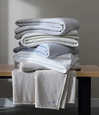 Calvin Klein Core Plush Solid Bed Blanket