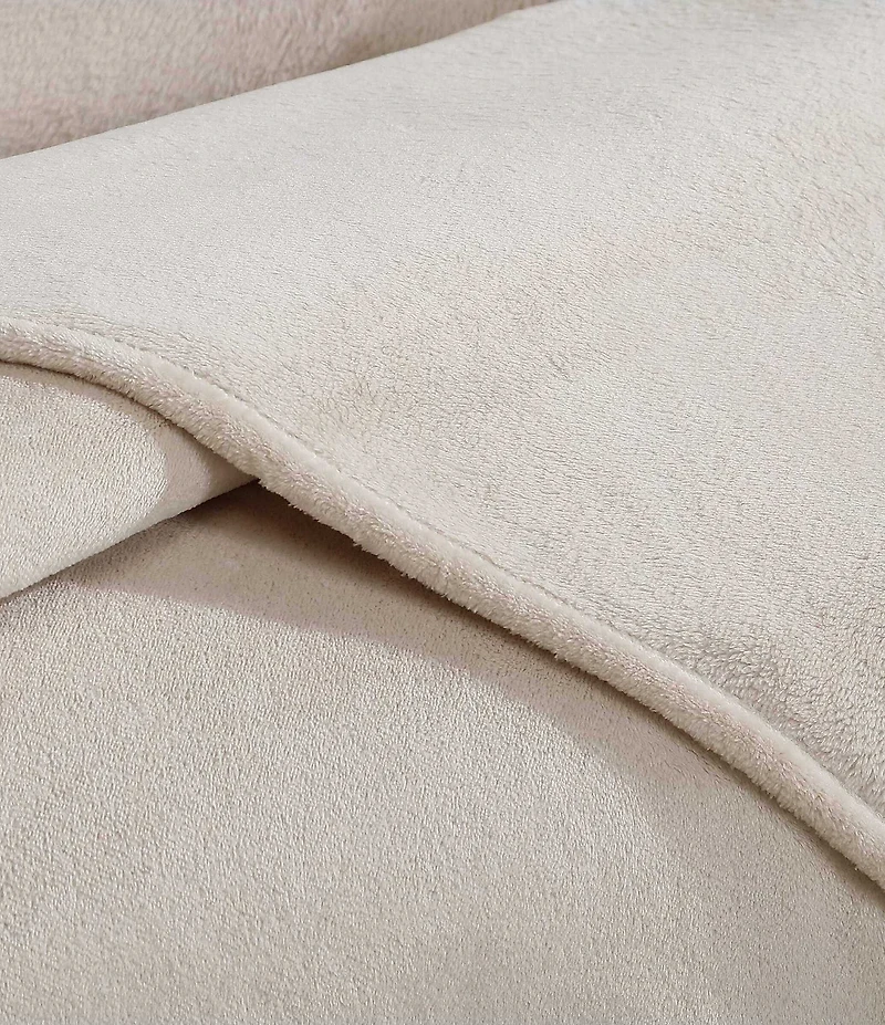 Calvin Klein Core Plush Solid Bed Blanket