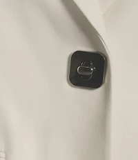 Calvin Klein Cotton Blend 1-Button Jacket