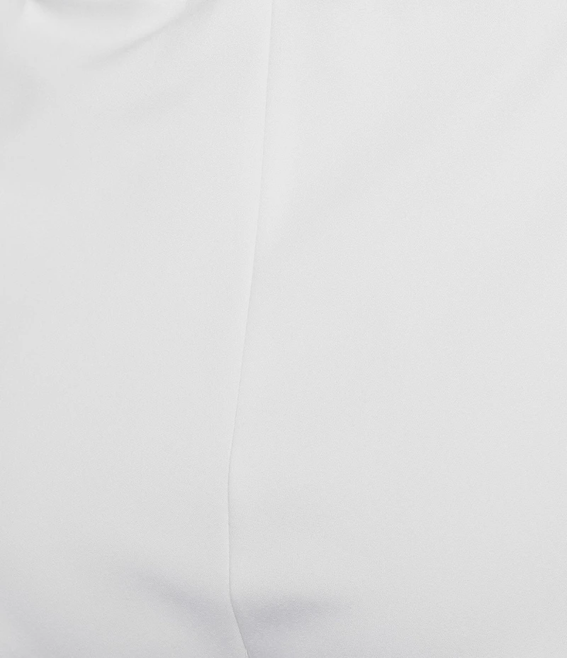 Calvin Klein Cotton Blend Wide Leg Full Length Pants