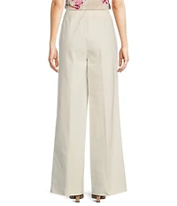 Calvin Klein Cotton Blend Wide Leg Pants