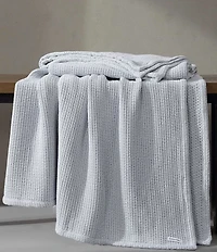 Calvin Klein Cotton Honeycomb Weave Ring Spun Bed Blanket